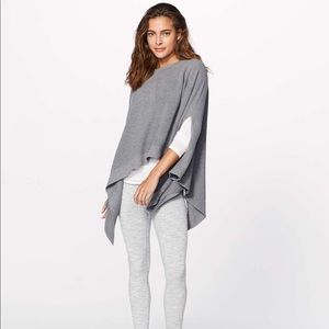 Lululemon Grey OS Forward Flow Cape